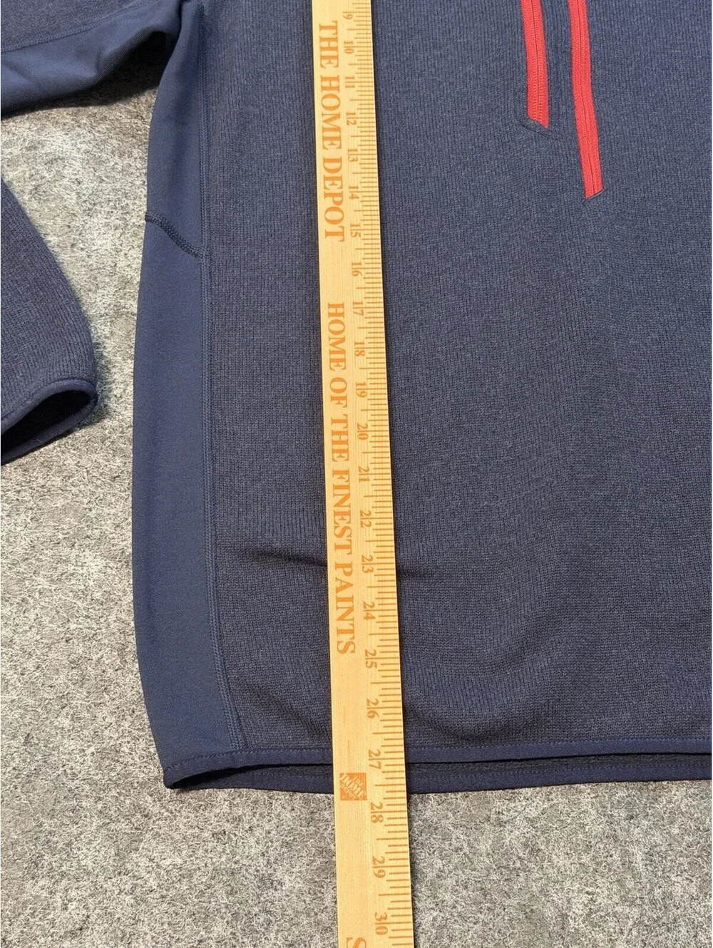 Patagonia Better Sweater Hybrid 1/4 Zip Pullover Mens M Navy Blue Fleece FA19